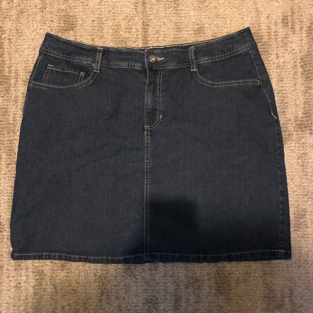 jean skirt